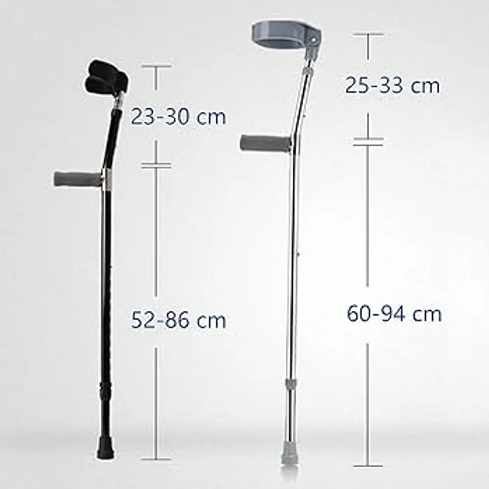 Adjustable walking sticks (Elbow Crutch)-image